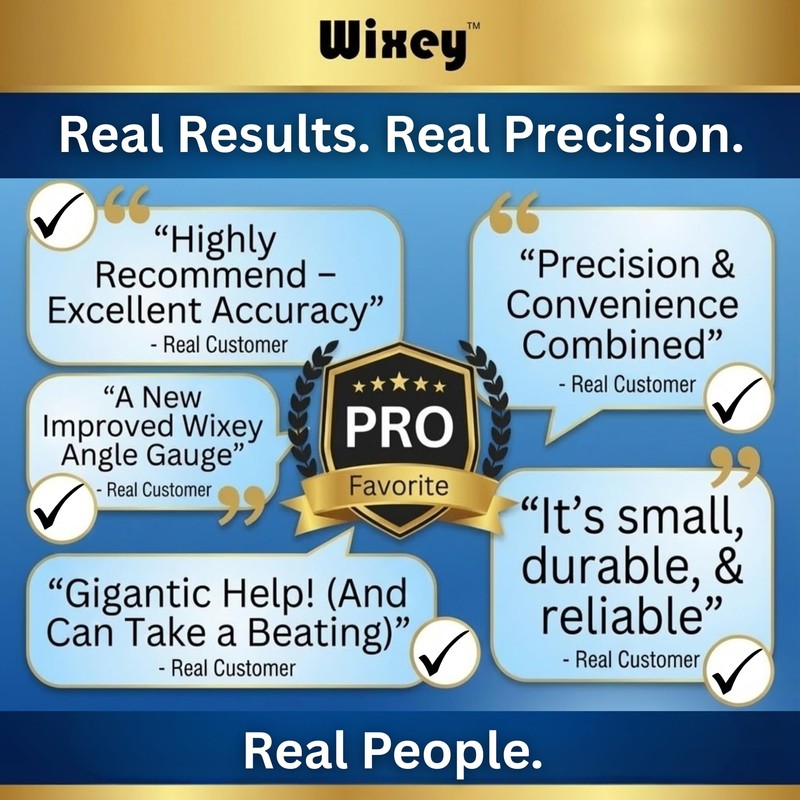 Wixey Digital Angle Gauge | Digital Angle Finder for Table