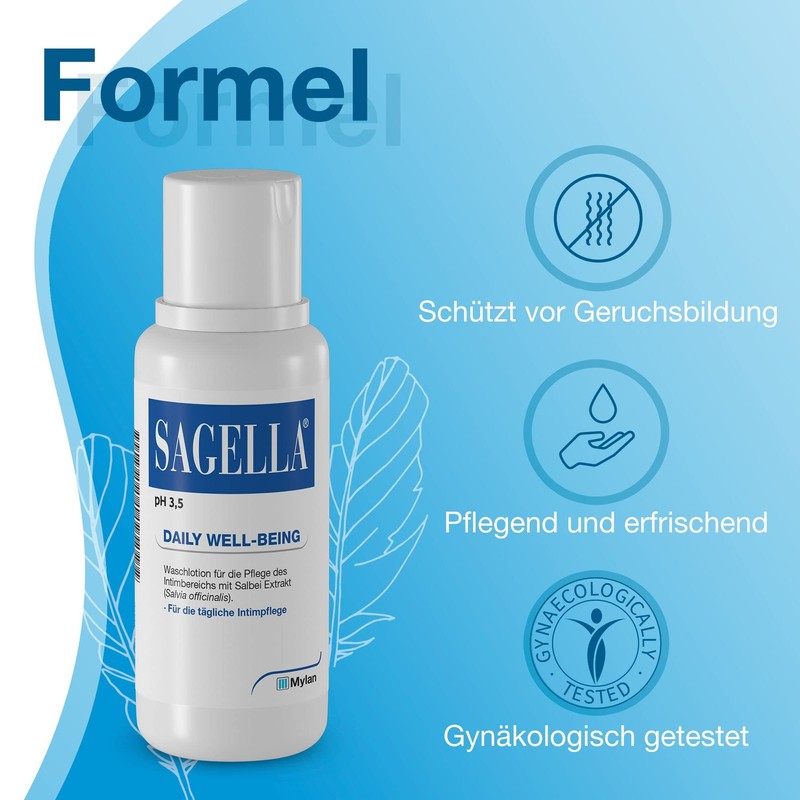 SAGELLA pH 3.5 - DAILY WELL-BEING: Intimate Wash Lotion with