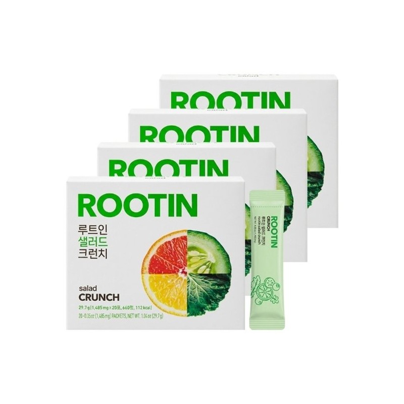 루트인 샐러드 크런치 20포X4개_24068610 Rootin Salad Crunch 20 packs x
