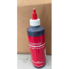 Chefmaster FUCHSIA Liqua-Gel Food Color, 10.5-Ounce, FREE USA SHIPPING