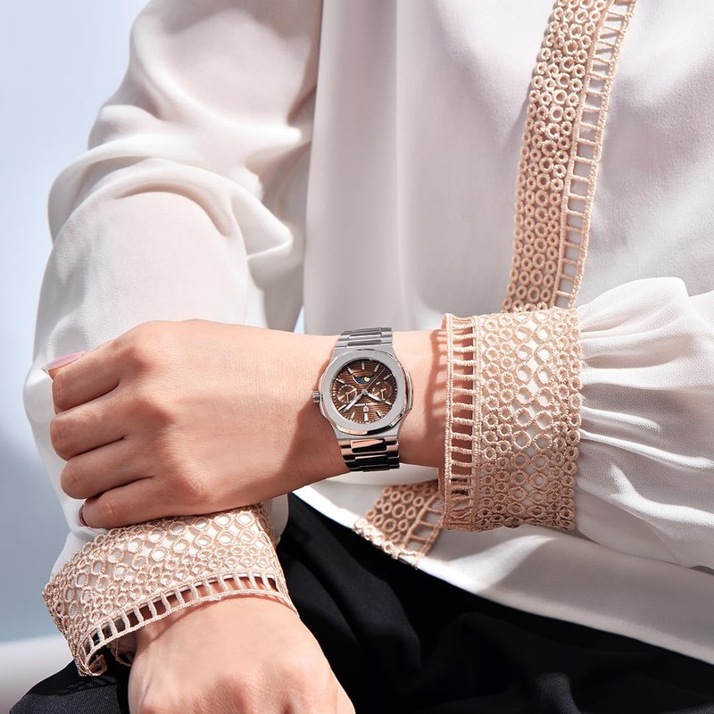 Pagani Design PD1786 Women's Multifunction Chronograph Moon Phase Automatic Date