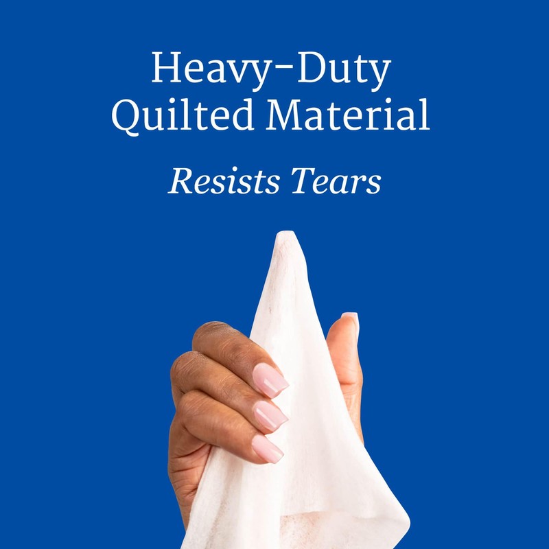 NorthShore Supreme Heavy-Duty Quilted Wipes, X-Large, Travel Packs, Case/120 (12/10s)