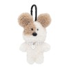 Marks Branch Brother Keychain, white