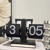 Retro Digital Flip Down Clock Battery Powered Flip Desk Clock