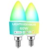 Lightinginside Matter-Enabled E12 Smart Light Bulbs 60W Equivalent, Candelabra Light