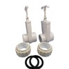 Set of 2 Hot Tub Spa Gate Slice Valve 2"