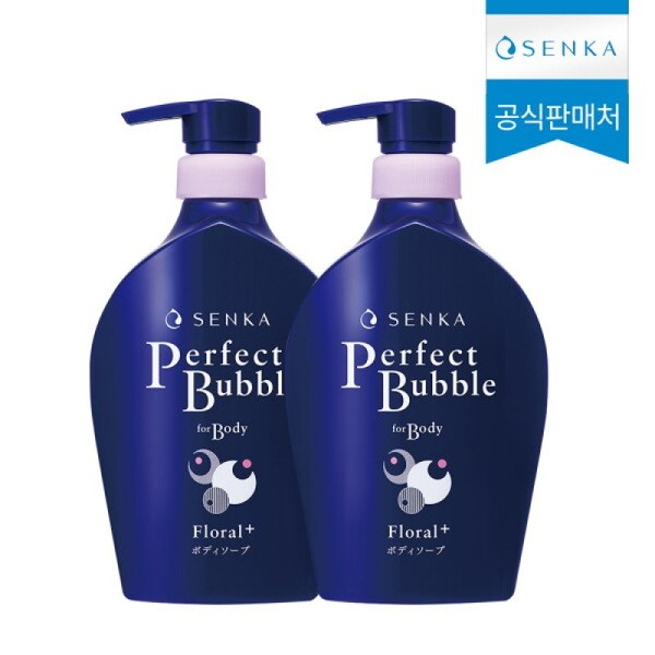 Senka Perfect Bubble for Body Floral Plus 500ml 2pcs /