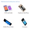 2Pack Card Holder With Cell Phone Stand, Wallet, Stick On
