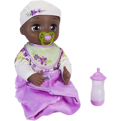 Baby Alive Real As Can Be Baby: Realistic African American Doll, 80+ Lifelike Expressions, Movements & Real Baby Sounds, With Doll Accessories, Toy for Girls and Boys 3 and Up