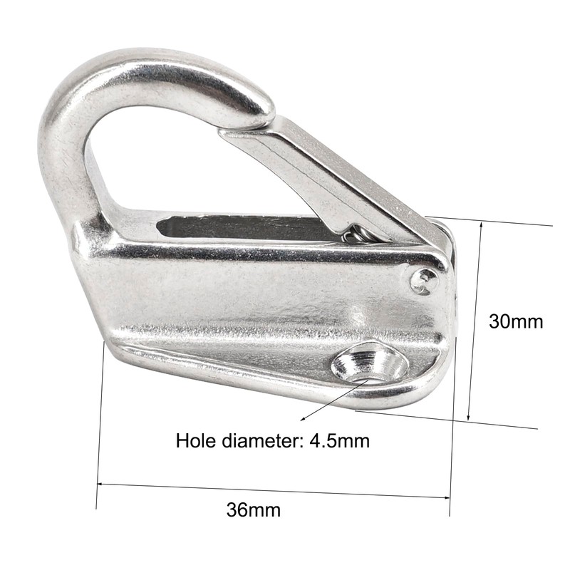 Paraphee Anti Turbulence Hanger Hook Marine Yacht or Motorhome Stainless