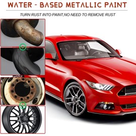 winblot Rust Conversion Agent 300g, Multi-Functional Anti-Rust Paint, Water-Based Metallic Paint, Rust Remover for Metal,Universal Anti-Rust Paint Rust Removal Conversion Agent (Black)