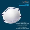 Portwest P200 Disposable FFP2 Dust Mist Respirator Face Mask (Pack