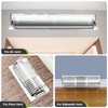 9-15.5 Inch Adjustable Air Vent Deflectors, 2 Pack Clear Magnetic
