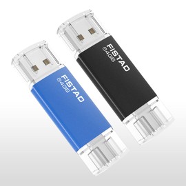 64GB USB Memory Stick USB 2.0 OTG Flash Drive Thumb Drive Pen Drive -2PS