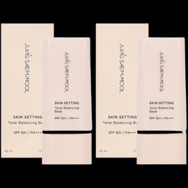 Jeongsaemmul JUNGSAEMMOOL Skin Setting Tone Balancing Base 40ml 1+1 Skin Tone Correction Foundation Free / 정샘물 스킨 세팅 톤 밸런싱 베이스 40ml 1+1 피부톤보정 파데프리