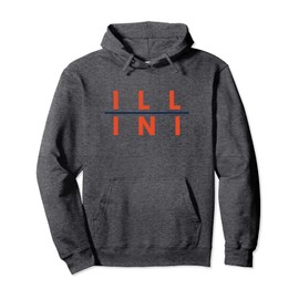 Illinois IL Fans Pullover Hoodie