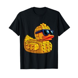 Duck Brick Master Builder Block Building Brick Builder T-Shirt