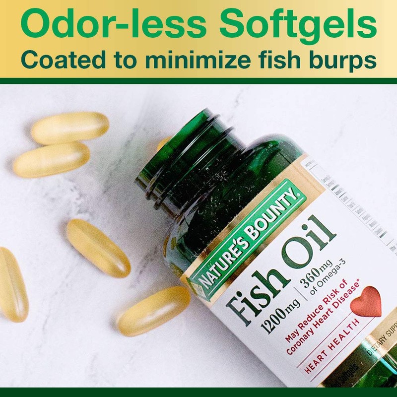 Nature's Bounty Fish Oil, 200 Count