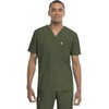 Code Happy mens Bliss W/ Certainty V-neck Scrubtop Medical Scrubs