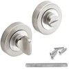 Decoranddecor Round Turn and Release Set for Bathroom Lock 54mm