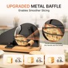 Upgraded Manual Bread Slicer for Homemade Sourdough Bread Adjustable Thickness&