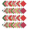 Soimoi 40Pcs Christmas Print Cotton Precut Fabrics for Quilting Craft