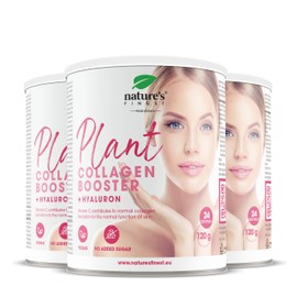 Nature's Finest by Nutrisslim Plant Collagen | Hyaluronic Acid for Healthy Skin to Stimulate Natural Production of Collagen | Without Added Sugar | Ideal for Vegan and Vegetarian Diet