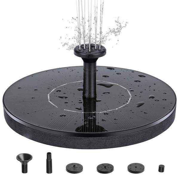 Fontana Solare, Pompa Solar per Stagno with 4 Fontans in