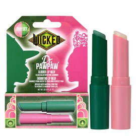 Dr. PawPaw Wicked Enchanting & Glimmer Lip Balm Duo - Moisturizing, Tinted Lip Balm for Women - Vegan, Nourishing, Hydrating - 2 pc
