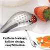4 PCS Caviar Spoon Professional Spherification Spoon Slotted Spoon Stainless