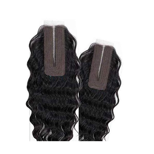 Shake-N-Go Organique Mastermix Synthetic Weave - LOOSE DEEP LACE CLOSURE 16" (1B Of Black)