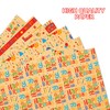 12 Sheets of Wrapping Paper Birthday Kraft Wrapping Paper, 6