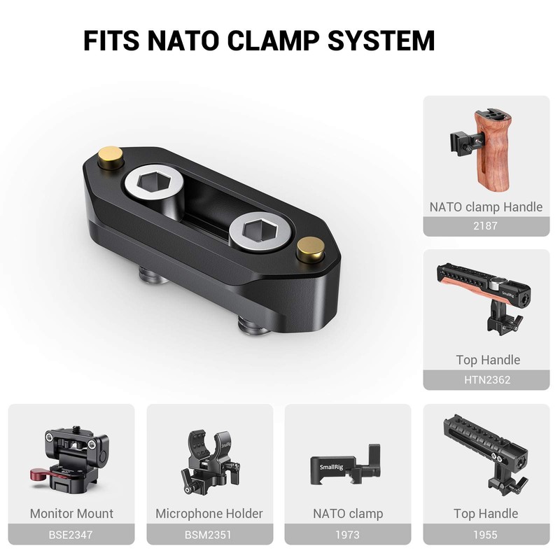 SMALLRIG® DSLR Shoulder Rig 46mm Quick Release Safety Rail Compatible