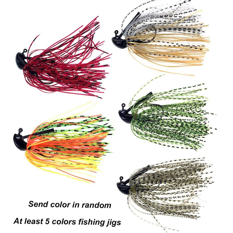 THKFISH Kunstköder Set Angeln Jigs Künstlicher Köder Angelköder Angelhaken A-14g