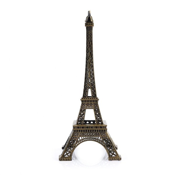 Cyrank Eiffel Tower, Metal Eiffel Tower Statue Decor Zinc Alloy