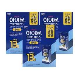 Ildong Foodis Hymune Protein Balance Plus 190ml x 16 packs x 3 boxes An / 일동후디스 하이뮨 프로틴 밸런스 플러스 190ml x 16팩 x 3박스 An