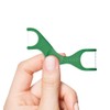 GUM - Hilo Dental Dual Technique con Mango Ergonómico, Sabor
