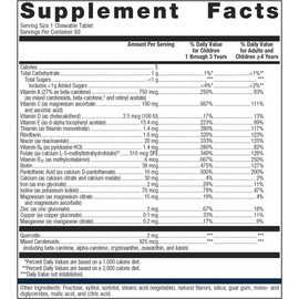 Chewable/Vitamin/Mineral /Multiple Vitamin/One Piece