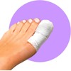 MediMitt ToeMitt Big Toe Bandages Non-Adhesive (Full Coverage Big Toe