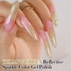 Double Rhythm 15ML Glitter Gel Polish Shimmer Reflective Holographic Color