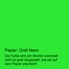 Neon Green Neon Paper 50 Sheets DIN A3 80 g/m²