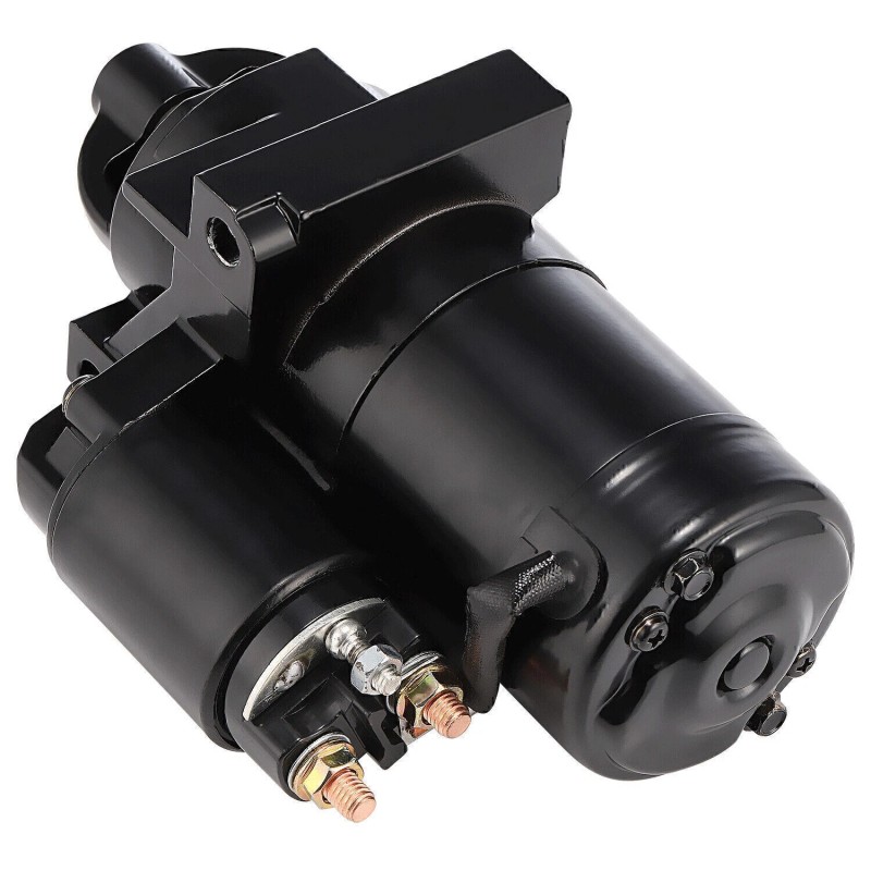 GEARZAAR 1PC 50-863007A1 Black Starter For Mercruiser Model 3.0 4.3