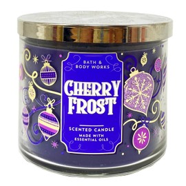 Bath and Body Work Cherry Frost 3-Wick Scented Candle - 14.5 oz / 411 g
