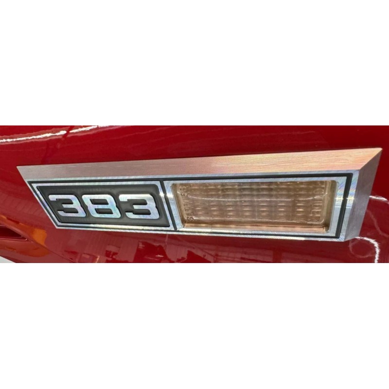 Knies Machine 1968 Chevelle Impala Nova '502' Emblem Marker Light