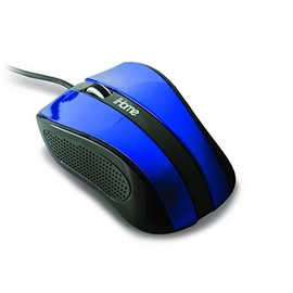 iHome by Lifeworks Technology IH-M1020N Linea - Corded Optical Mouse (Blue)