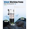 AQQA Fish Tank Filter, 550L/h Internal Aquarium Filter, 6W Quiet