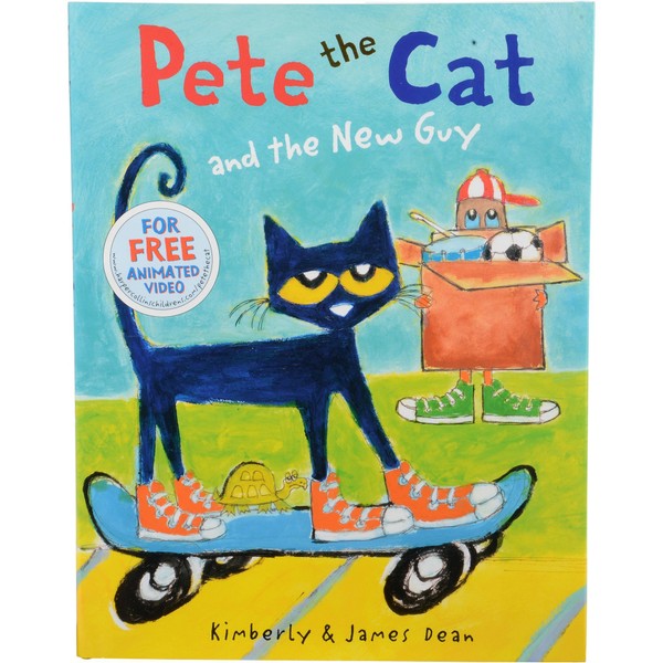 Constructive Playthings HR-608 "Pete The Cat and The New Guy", Grade: Kindergarten to 2, 8.8" Height, 45" Wide, 11.35" Length