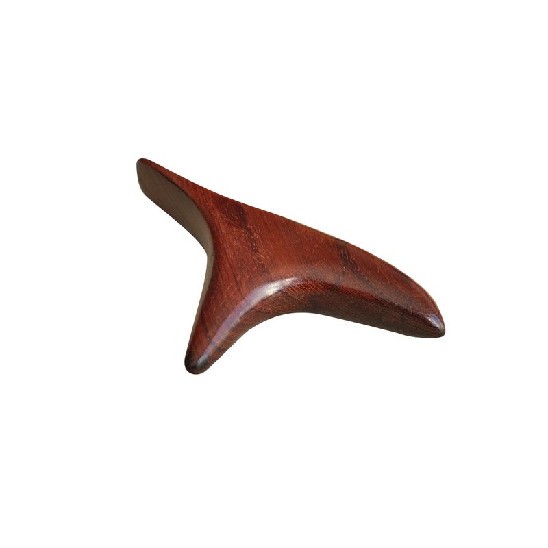 Massage Wood Uni tricorne made of smooth hardwood for trigger