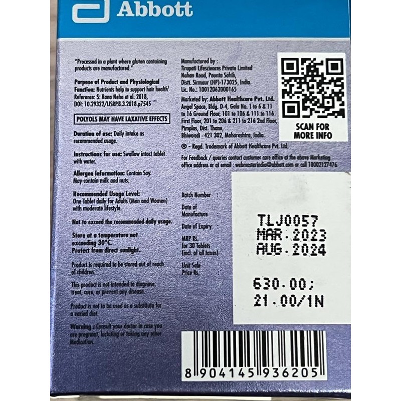 Follihair 30N - Pack of 3