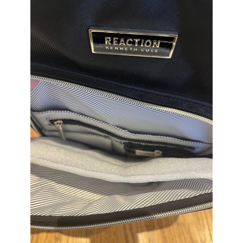 KENNETH COLE REACTION Chelsea Chevron Laptop Backpack Black 15” Laptop